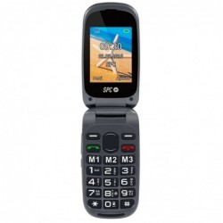 Teléfono móvil LIBRE SPC HARMONY NEGRO   DOBLE PANTALLA   TECLAS GRANDES   DUAL SIM   C mara   TECLA SOS   BAT LITIO