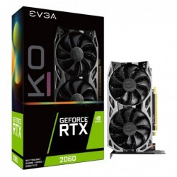 TARJETA GRÁFICA EVGA GEFORCE RTX 2060 KO ULTRA gaming   6GB GDDR6    755 MHZ   PCI 3.0   HDMI   DISPLAYPORT   DVI D