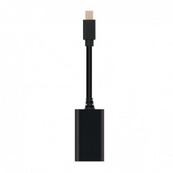 Comprar ADAPTADOR MINI DISPLAYPORT A HDMI NANOCABLE 10.16.0102   MINIDP MACHO/HDMI TIPO A HEMBRA   15CM   NEGRO