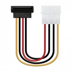 Comprar CABLE DE ALIMENTACION SATA ACODADO NANOCABLE 10.19.0201 OEM   MOLEX 4PIN/M SATA/H   16CM   OEM