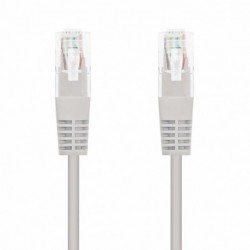 LATIGUILLO DE RED NANOCABLE 10.20.0400 L25   RJ45   UTP   CAT6   25CM   GRIS