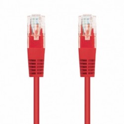 Comprar LATIGUILLO DE RED NANOCABLE 10.20.0400 R   RJ45   UTP   CAT6   50CM   ROJO