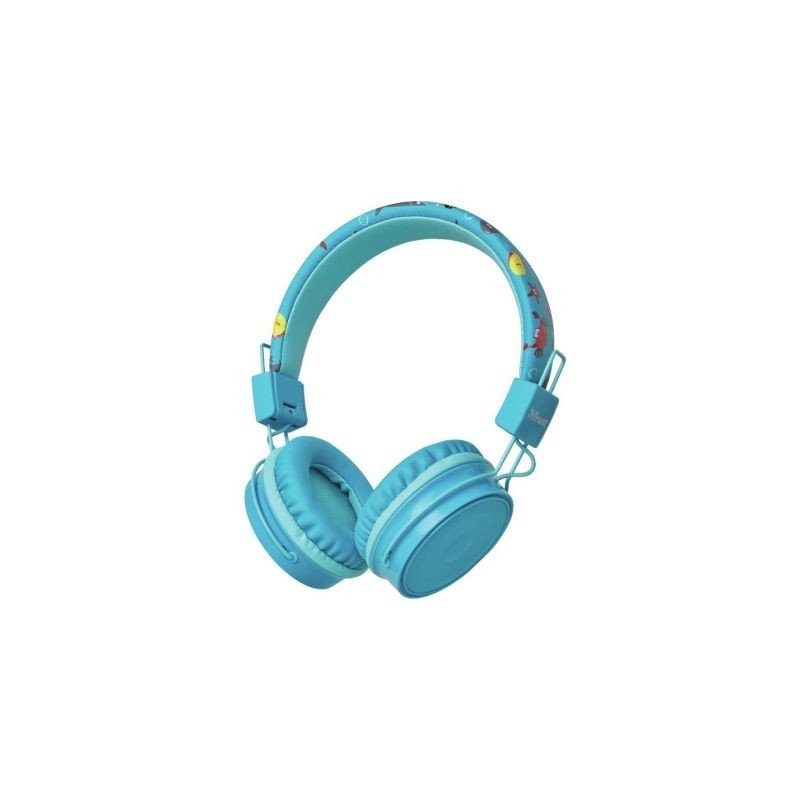 Comprar Auriculares Infantiles Inalambricos Trust Comi 23607  con Microfono  Bluetooth  Azules