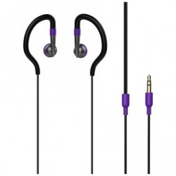 Comprar Auriculares Deportivos Vivanco 38914  Jack 3.5  Violeta Deportivo