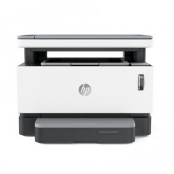 Laser monocromático recarregável multifuncional hp neverstop 1202nw wi-fi branco