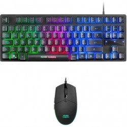 Pack gaming mars gaming mcptkles teclado mecanico + raton optico