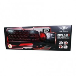 Comprar Pack gaming spirit of gamer pro-mk3 teclado pro-k3 + raton pro-m3 + alfombrilla