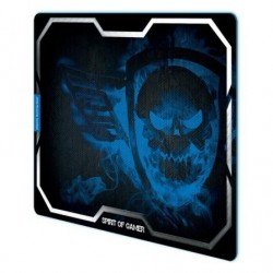 Tapete de Rato  spirit of gamer smokey skull xl/ 435 x 323 x 3mm/ azul