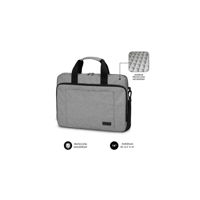 Comprar Mala subblim air padding laptop bag pra portatiles até 14' cinta pra trolley cinza