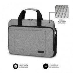 Mala subblim air padding laptop bag pra portatiles até 15.6' cinta pra trolley cinza