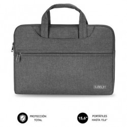 Mala subblim business laptop sleeve pra portatiles até 15.6' cinta pra trolley cinza
