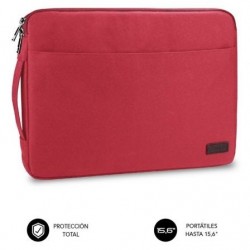 Funda subblim urban laptop sleeve pra portatiles até 15.6' vermelho