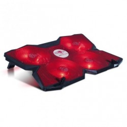 Médio refrigerante spirit of gamer airblade 500 vermelho pra portatiles até 17.3' iluminaÆo led