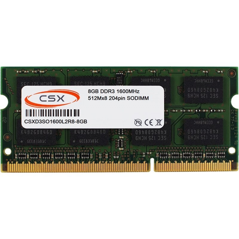 Comprar MEMORIA PARA PORTÁTIL 8GB DDR3-1600MHz PC3L-12800