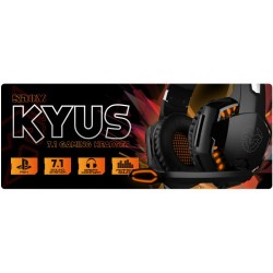 NOX Kyus Auriculares Diadema Preto