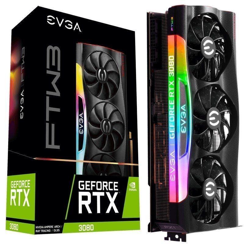 Comprar Placa Gráfica EVGA GeForce RTX 3080 FTW3 GAMING 10GB GDDR6X