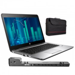 HP EliteBook 840 G3 Core i5 6300U 2.4 GHz | 8GB | 256 SSD | SEM WEBCAM | DOCK STATION | MALA DE PRESENTE