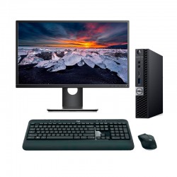Dell Optiplex 7060 MiniPC Core i7 8700 3.2 GHz Com Ecrã de 22" | 16GB | 240 SSD | WIN 11 PRO