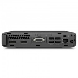 HP EliteDesk 800 G4 Mini PC Core i7 8700T 2.4 GHz | Ecrã 24" | 16GB | 256 NVME | TECLADO E RATO USB