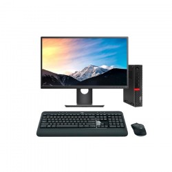 Comprar Lenovo ThinkCentre M920Q Mini PC Core i5 8400T 1.7 GHz - ECRÃ DE 22" | 16GB | 256 NVME | TECLADO E RATO USB