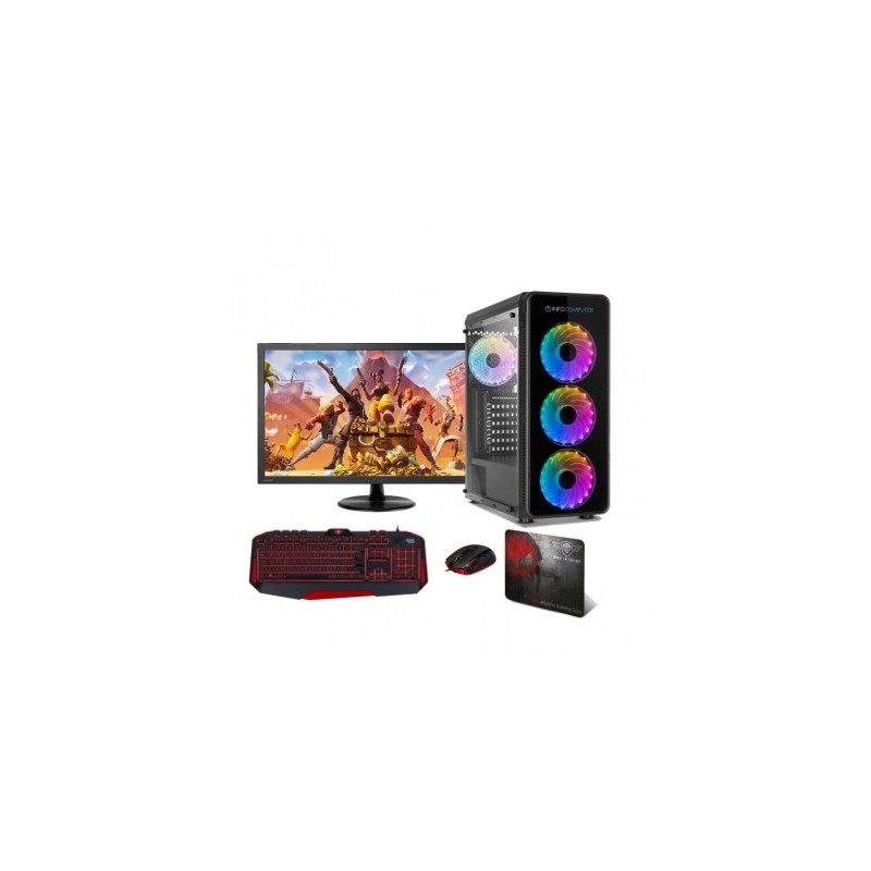 Comprar Computador PcElite BRAVO Display24 | AMD Ryzen 5 5600GT | 16 GB DDR4 | 1 TB NVME | WIFI 5G | RTX 3050 6 GB | LCD 24 | HDMI | DP