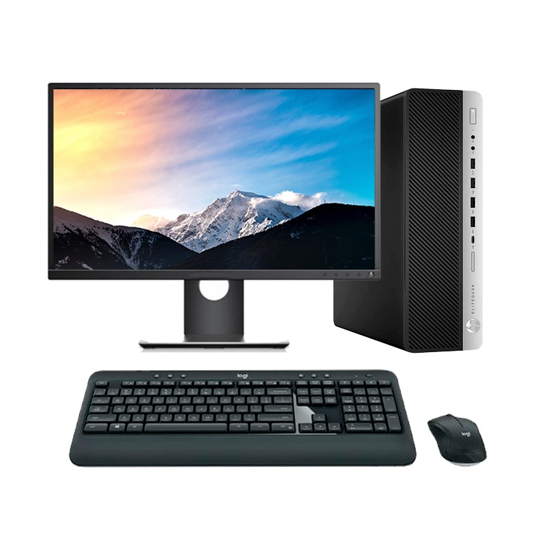 Comprar HP EliteDesk 800 G3 SFF Core i5 7500 3.4 GHz | LCD 23" | 16 GB | 240 SSD | WIFI | TEC. Y RATÓN USB | WIN 10 | DP