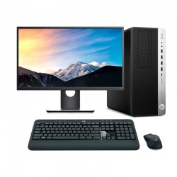 HP EliteDesk 800 G5 MT Core I5 9500 3.0 GHz | ECRÃ  22" | 16 GB | 256 NVMe | WIFI | TECLADO E RATO USB | WIN 11
