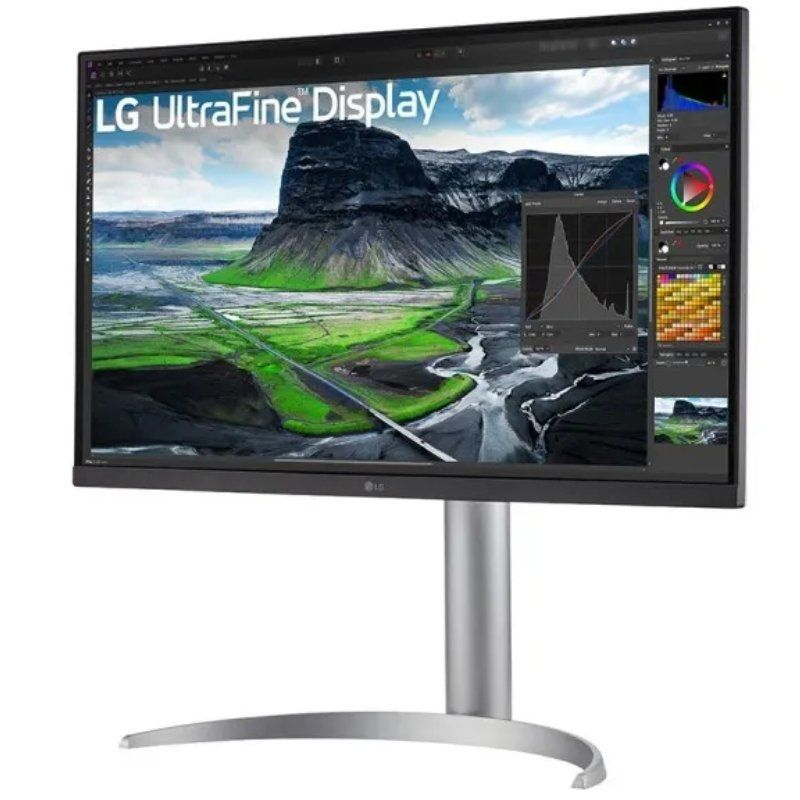 Monitor LG UHD 4K de 27 polegadas em preto