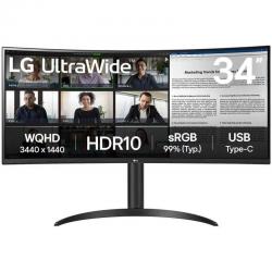 MONITOR LG ULTRAWIDE 34WR55QK-B | 34'' | WQHD | PRETO online