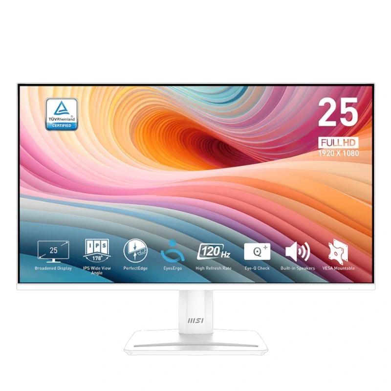 MSI MP251W E2 Monitor 24.5" IPS FHD 16:9 120h VGA MSI MP251W E2 Monitor 24.5" IPS FHD 16:9 120h VGA