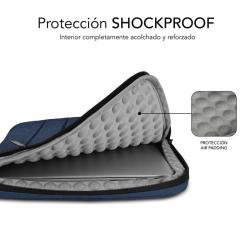 Capa Subblim Air Padding 360 Sleeve para Portáteis até 14" | Azul barato