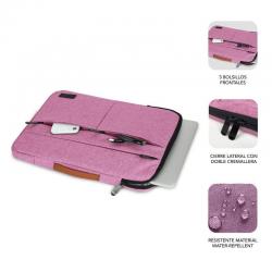 Capa Subblim Air Padding 360 Sleeve para Portáteis 14" | Rosa online