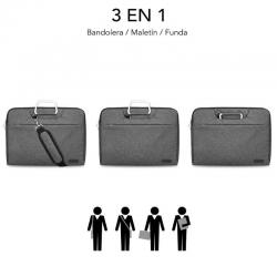 Mala Subblim Business para Portáteis 13.3-14 "/ Cinza