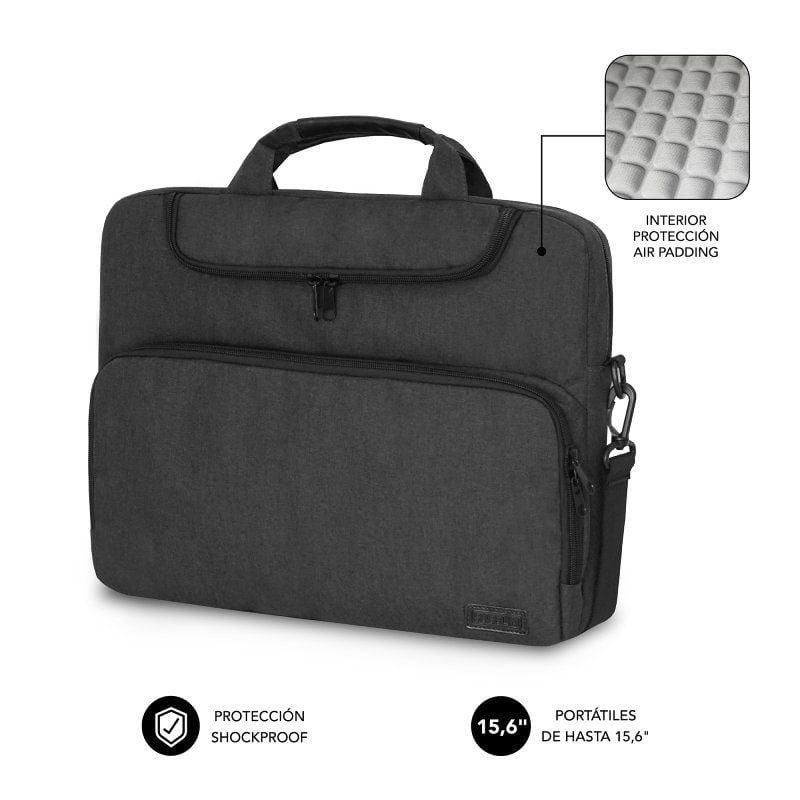 Maletín Subblim Air Padding para Portátiles hasta 15.6'/ Gris Oscuro Maletín Subblim Air Padding para Portátiles hasta 15.6'/ Gris Oscuro