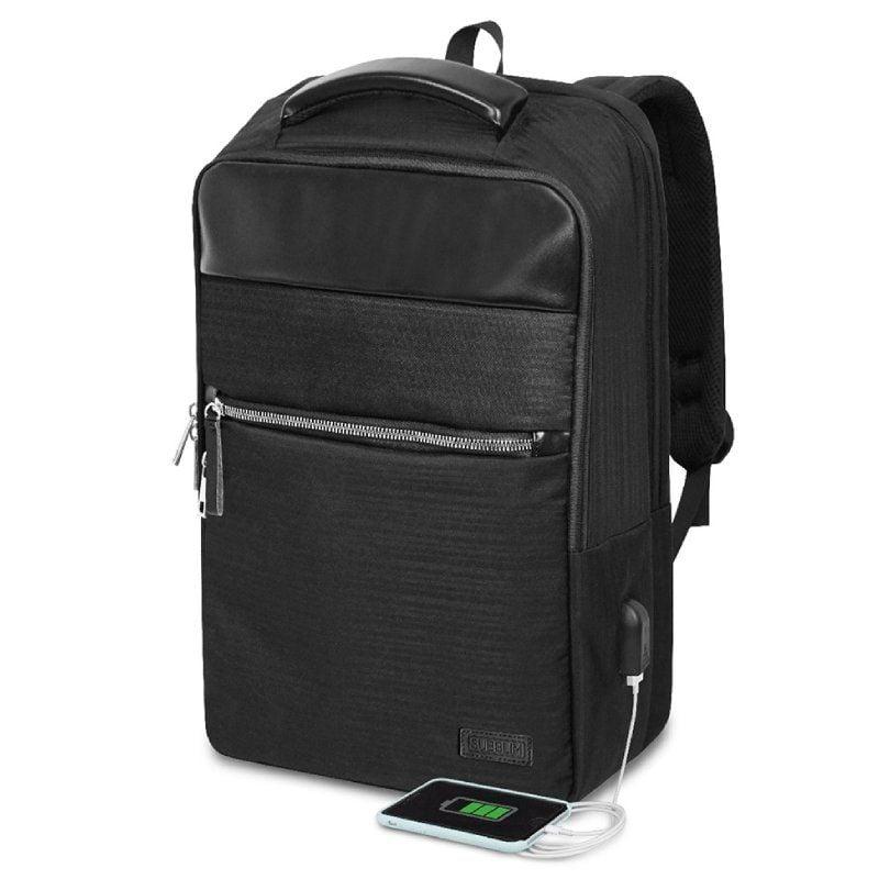 Mochila Subblim Business V2 AP Backpack para Portátiles hasta 15.6'/ Puerto USB/ Negra Mochila Subblim Business V2 AP Backpack para Portátiles hasta 15.6'/ Puerto USB/ Negra