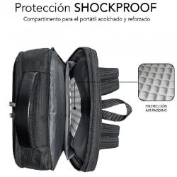 Mochila Subblim Business V2 AP Backpack para laptops de até 15,6'|  Porta USB | Preto