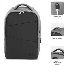 Mochila Subblim Secure V2 AP para laptops de até 15,6' | Porta USB | Antirroubo | Cinza online