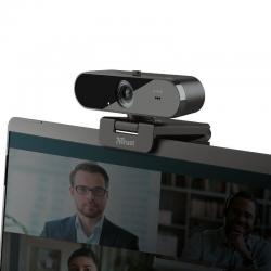 Webcam Trust TW-250/ Focagem automática / 2560 x 1440 QHD