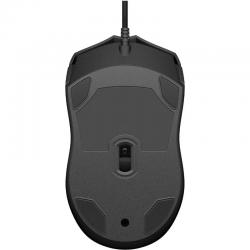 RATO HP 100 | BÁSICO | ÓPTICO | 1600 DPI | COM FIO | AMBIDESTRO | PRETO