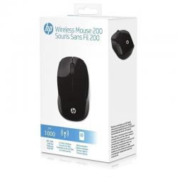 RATO HP 200 X6W31AA | BÁSICO | ÓPTICO | 1000 DPI | SEM FIOS | AMBIDESTRO | COR INDEFINIDA