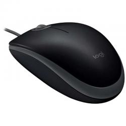 RATO LOGITECH B110 SILENT | BÁSICO | ÓPTICO | 1000 DPI | COM FIO | AMBIDESTRO | PRETO barato