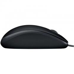RATO LOGITECH B110 SILENT | BÁSICO | ÓPTICO | 1000 DPI | COM FIO | AMBIDESTRO | PRETO