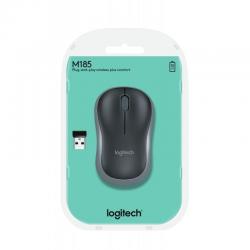 RATO LOGITECH M185 | BÁSICO | ÓPTICO | 1000 DPI | SEM FIOS | AMBIDESTRO | CINZENTO
