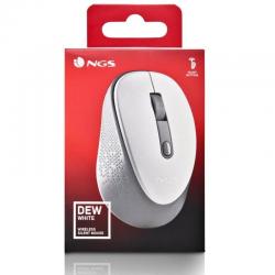 RATO NGS DEW WHITE | BÁSICO | ÓPTICO | 800/1600 DPI | SEM FIOS | AMBIDESTRO | BRANCO