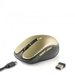 RATO EVO RUST GOLD | BÁSICO | ÓPTICO | 1600 DPI | SEM FIOS | DESTRO | DOURADO online