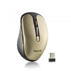 RATO EVO RUST GOLD | BÁSICO | ÓPTICO | 1600 DPI | SEM FIOS | DESTRO | DOURADO