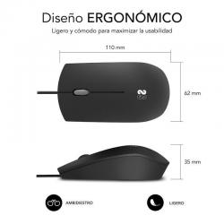 RATO SUBBLIM BUSINESS | BÁSICO | ÓPTICO | 1200 DPI | COM FIO | AMBIDESTRO | PRETO online