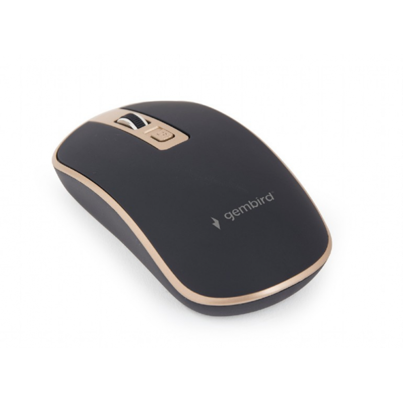 Comprar RATO GEMBIRD MUSW-4B-06-BG | BÁSICO | ÓPTICO | 800 - 1600 DPI | SEM FIOS | AMBIDESTRO | BLACK GOLD