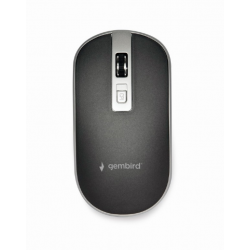 RATON GEMBIRD WIRELESS OPTICAL BLACK SILVER