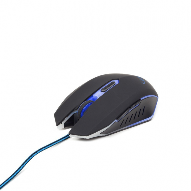 RATON GAMING GEMBIRD USB NEGRO/AZUL RATON GAMING GEMBIRD USB NEGRO/AZUL